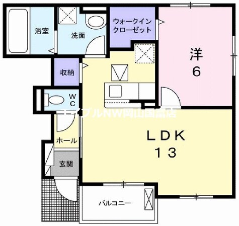 グレイトフルⅠの物件間取画像